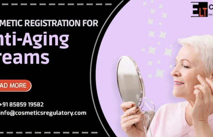 cosmetic registration for anti-aging cream