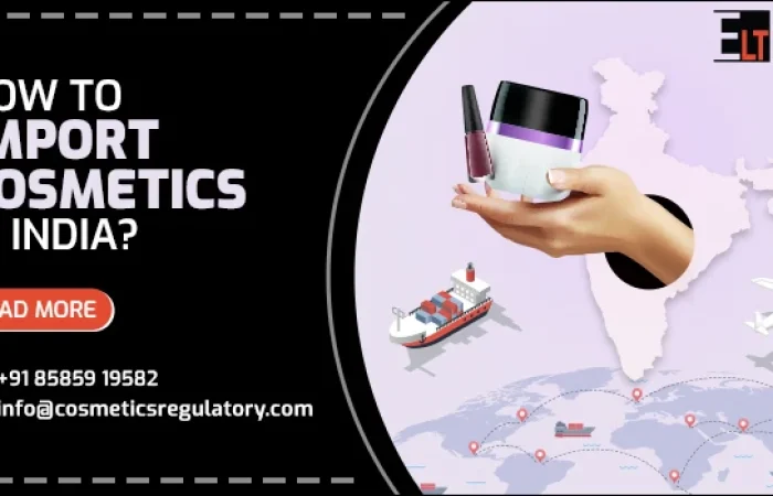 Import cosmetics in India