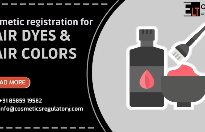 cosmetic registration for hair color and hair dyes