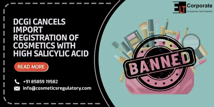 DCGI Bans Skincare Imports With High Salicylic Acid