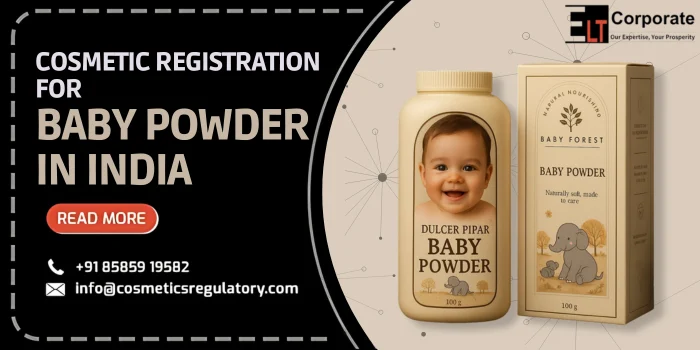 cosmetic registration for baby powder