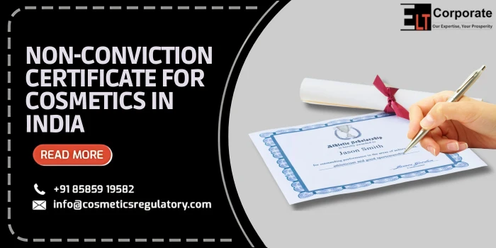 non-conviction certificate for cosmetics
