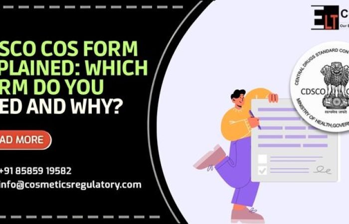 CDSCO COS Form Explained Which Form Do You Need and Why