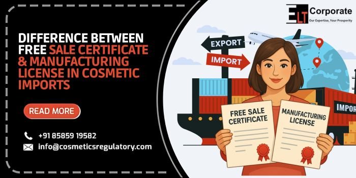 Difference Between Free Sale Certificate and Manufacturing License in Cosmetic Imports