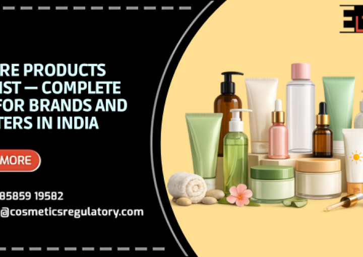 Skincare Products Name List — Complete Guide for Brands and Importers in India