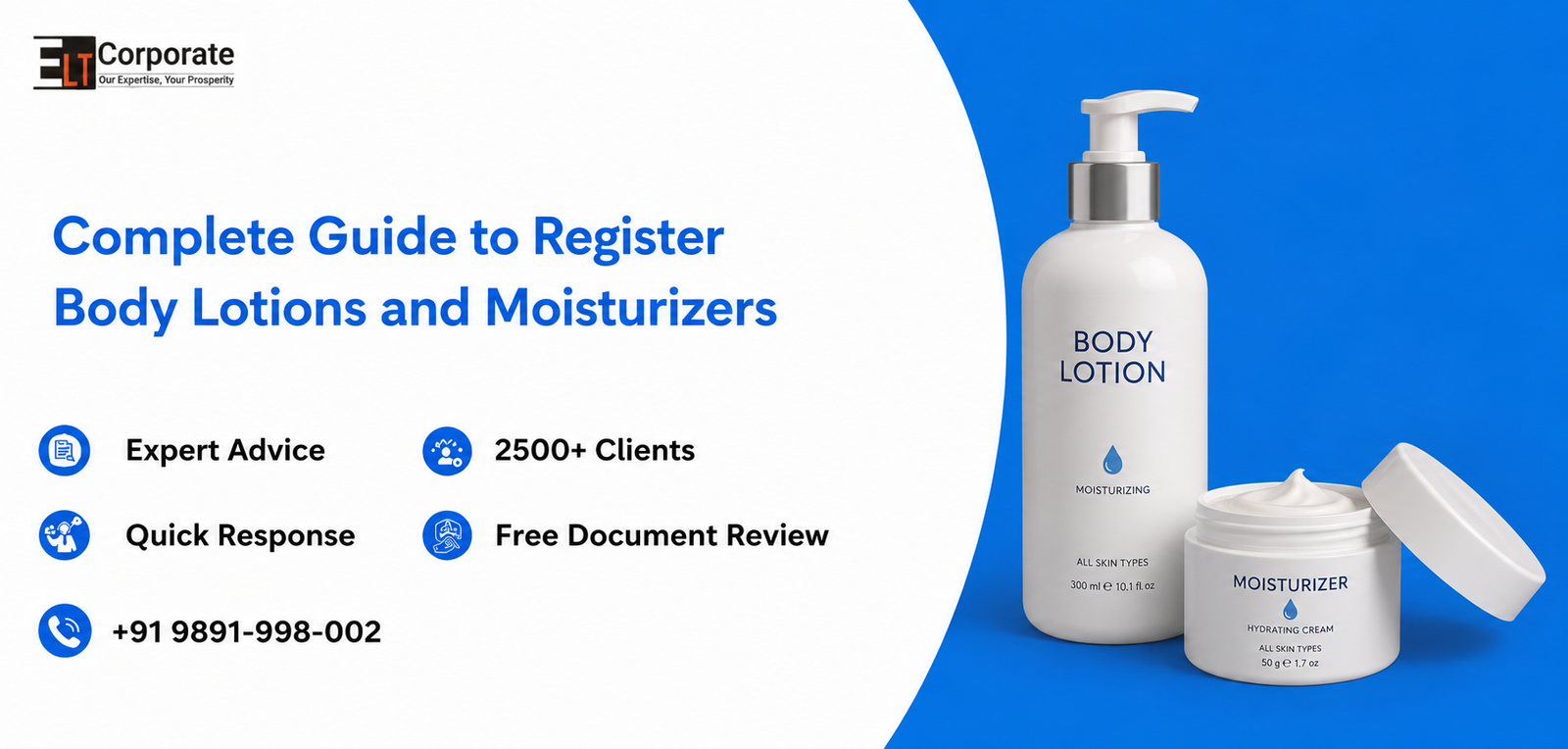 How to Register Body Lotions and Moisturizers in India