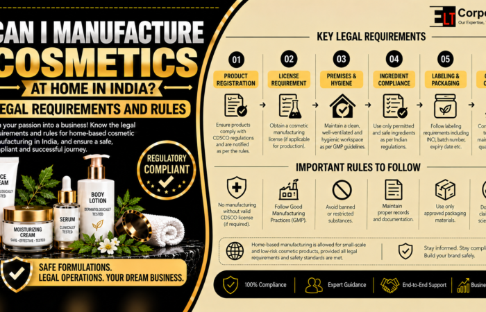 Can I Manufacture Cosmetics at Home in India